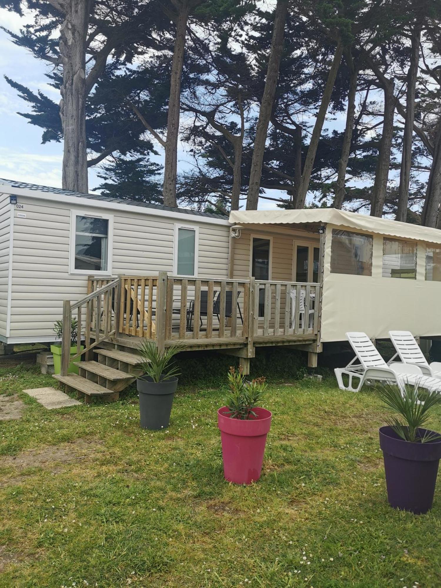 Mobilhome Vue Ocean La Costa Breizha Quiberon Dış mekan fotoğraf